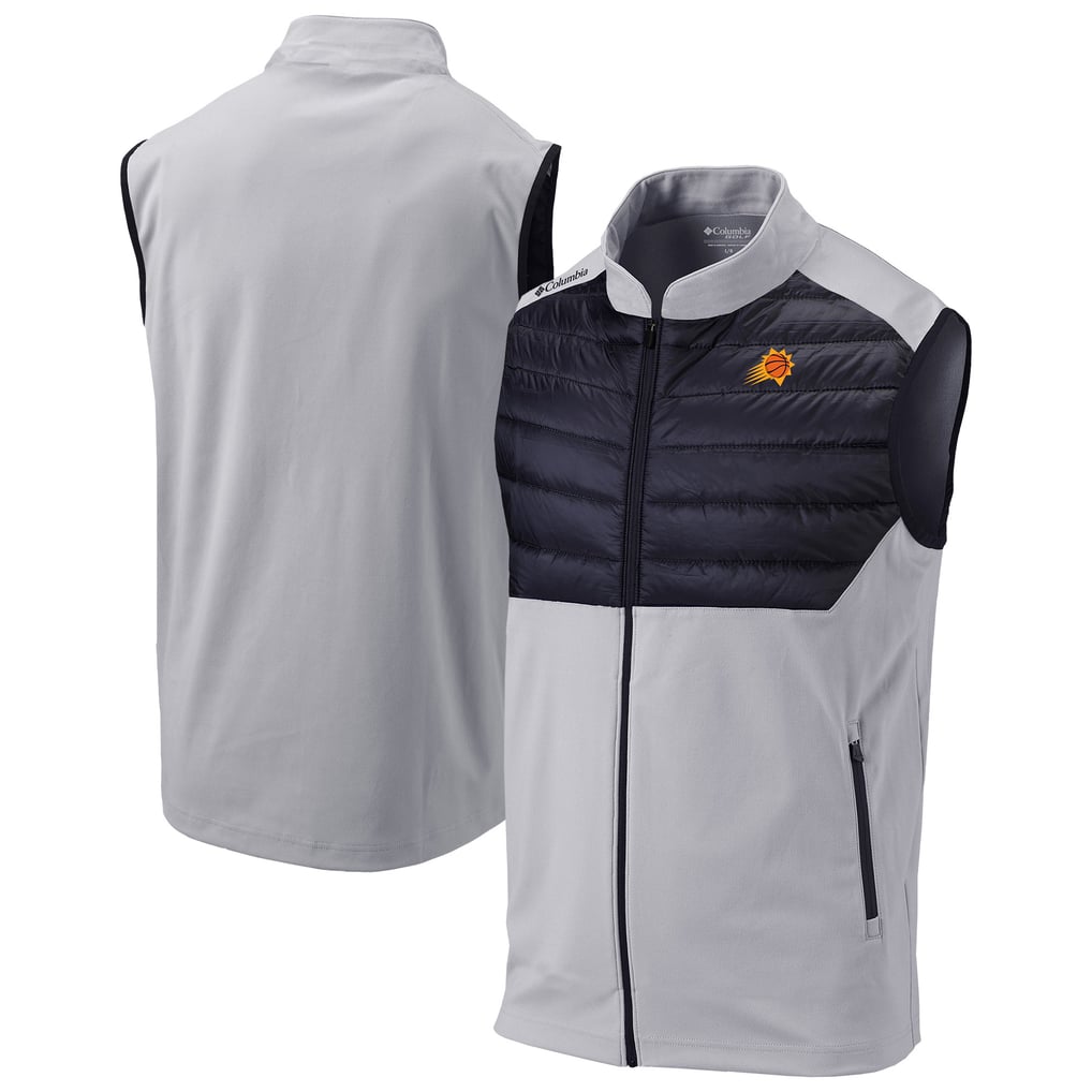 Phoenix Suns Columbia Omni-Wick In The Element Full-Zip Vest - Gray