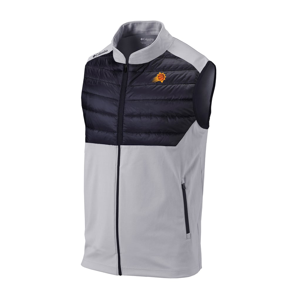 Phoenix Suns Columbia Omni-Wick In The Element Full-Zip Vest - Gray