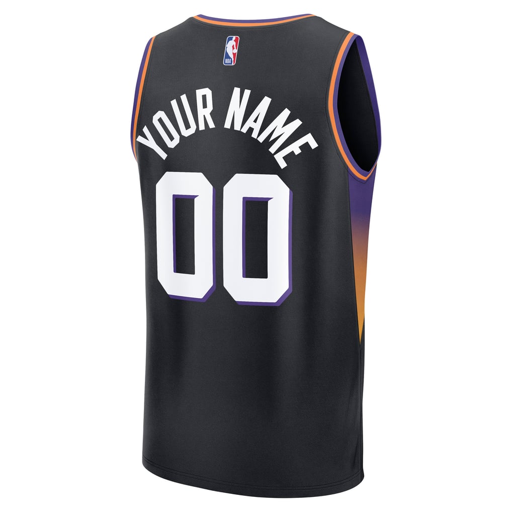 Phoenix Suns Fanatics Fast Break Custom Jersey - Statement Edition - Black