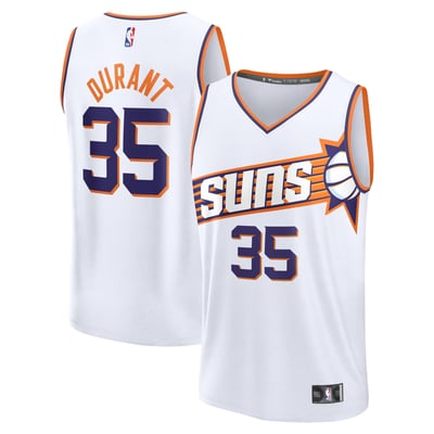 Kevin Durant Phoenix Suns Fanatics Fast Break Replica Jersey - Association Edition - White