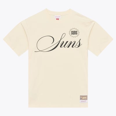  Phoenix Suns Mitchell & Ness Hardwood Classics Cookies & Cream T-Shirt - Cream