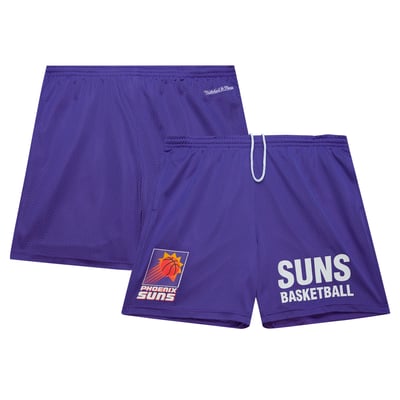 Phoenix Suns Mitchell & Ness Hardwood Classics Gameday Mesh Shorts - Purple
