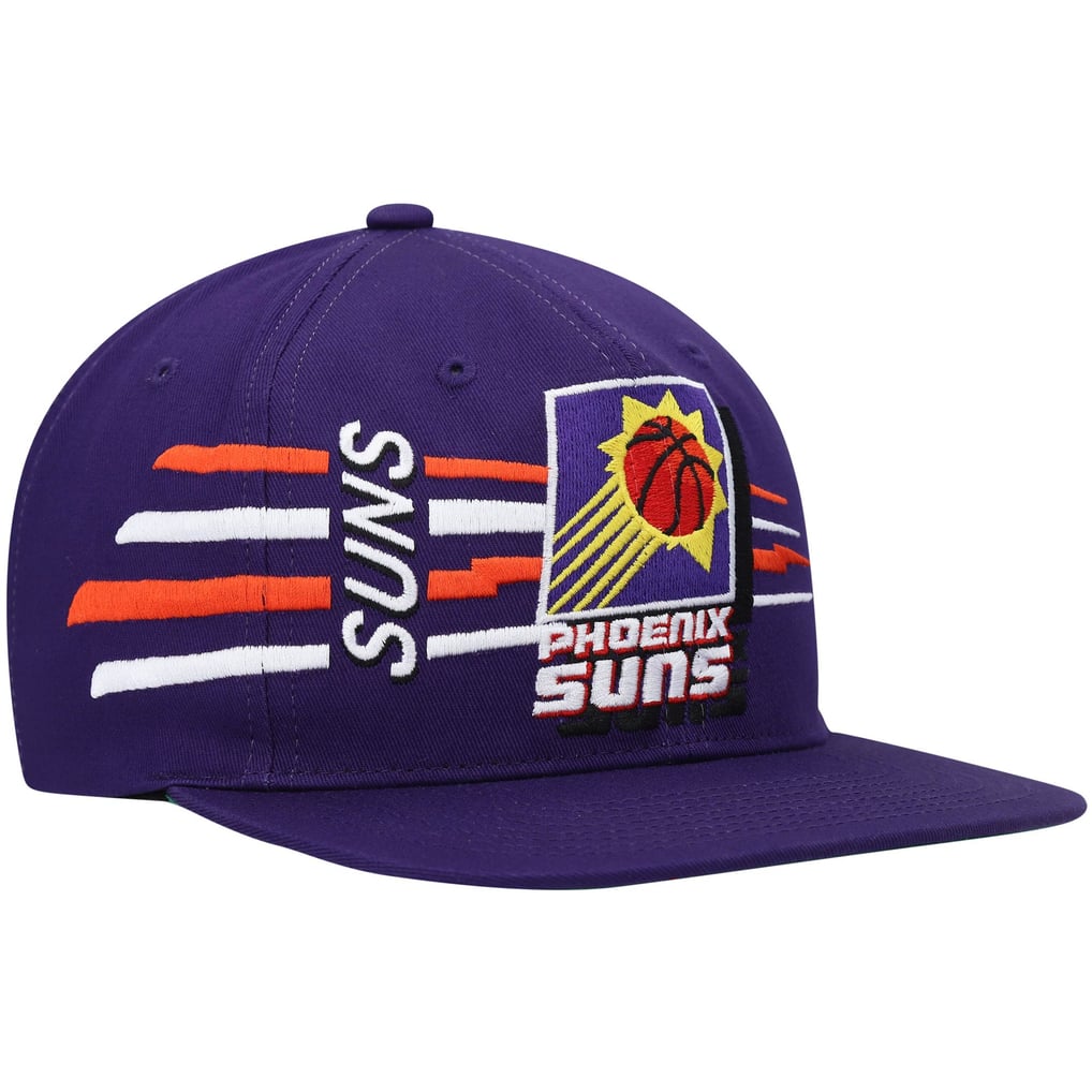 Phoenix Suns Mitchell & Ness Hardwood Classics Retro Bolt Deadstock Snapback Hat - Purple