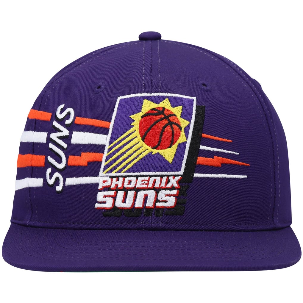 Phoenix Suns Mitchell & Ness Hardwood Classics Retro Bolt Deadstock Snapback Hat - Purple
