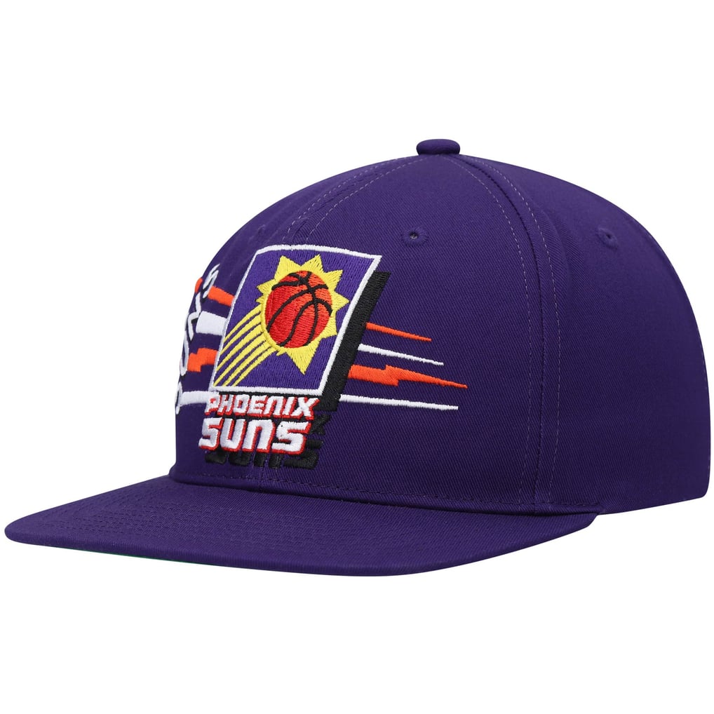 Phoenix Suns Mitchell & Ness Hardwood Classics Retro Bolt Deadstock Snapback Hat - Purple
