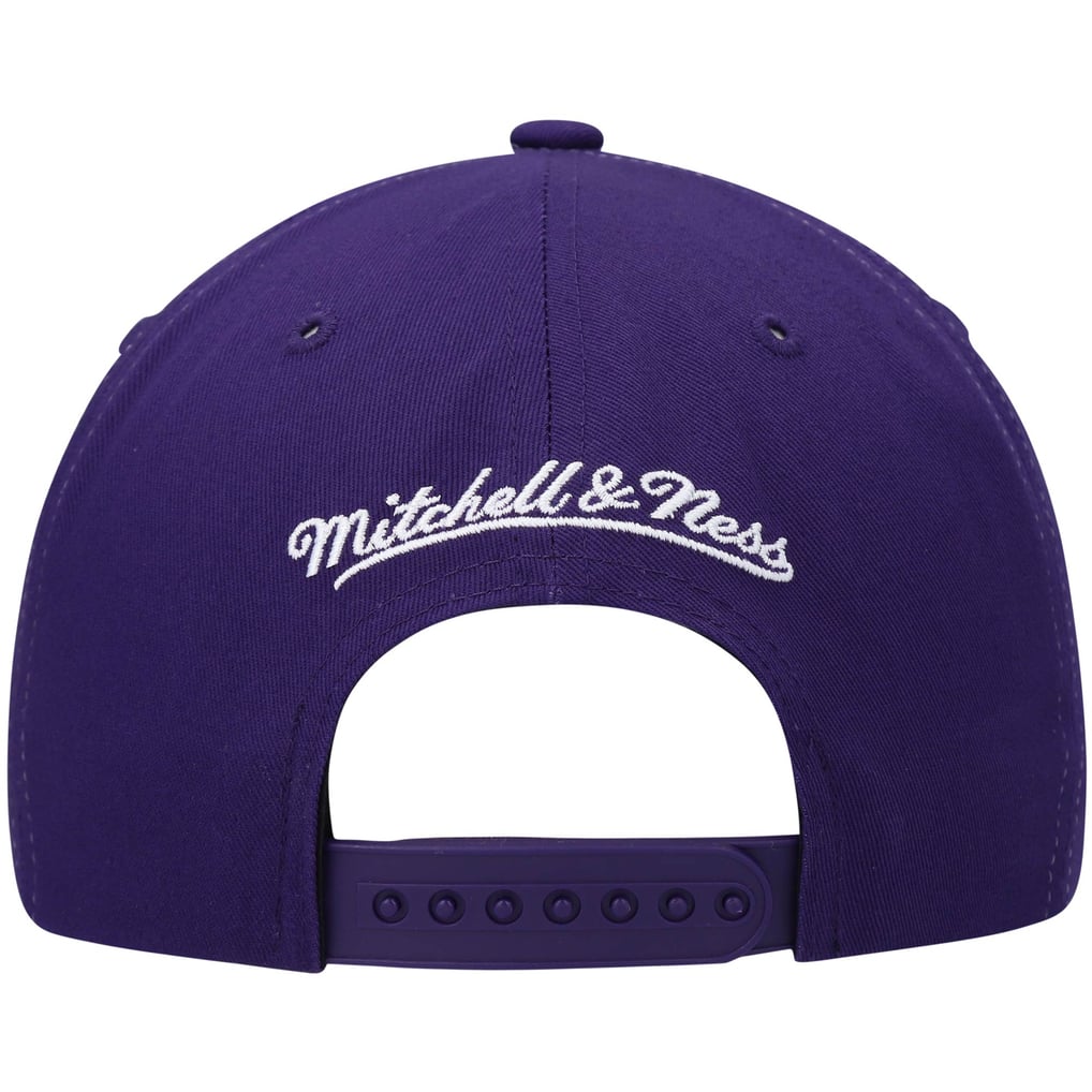 Phoenix Suns Mitchell & Ness Hardwood Classics Retro Bolt Deadstock Snapback Hat - Purple