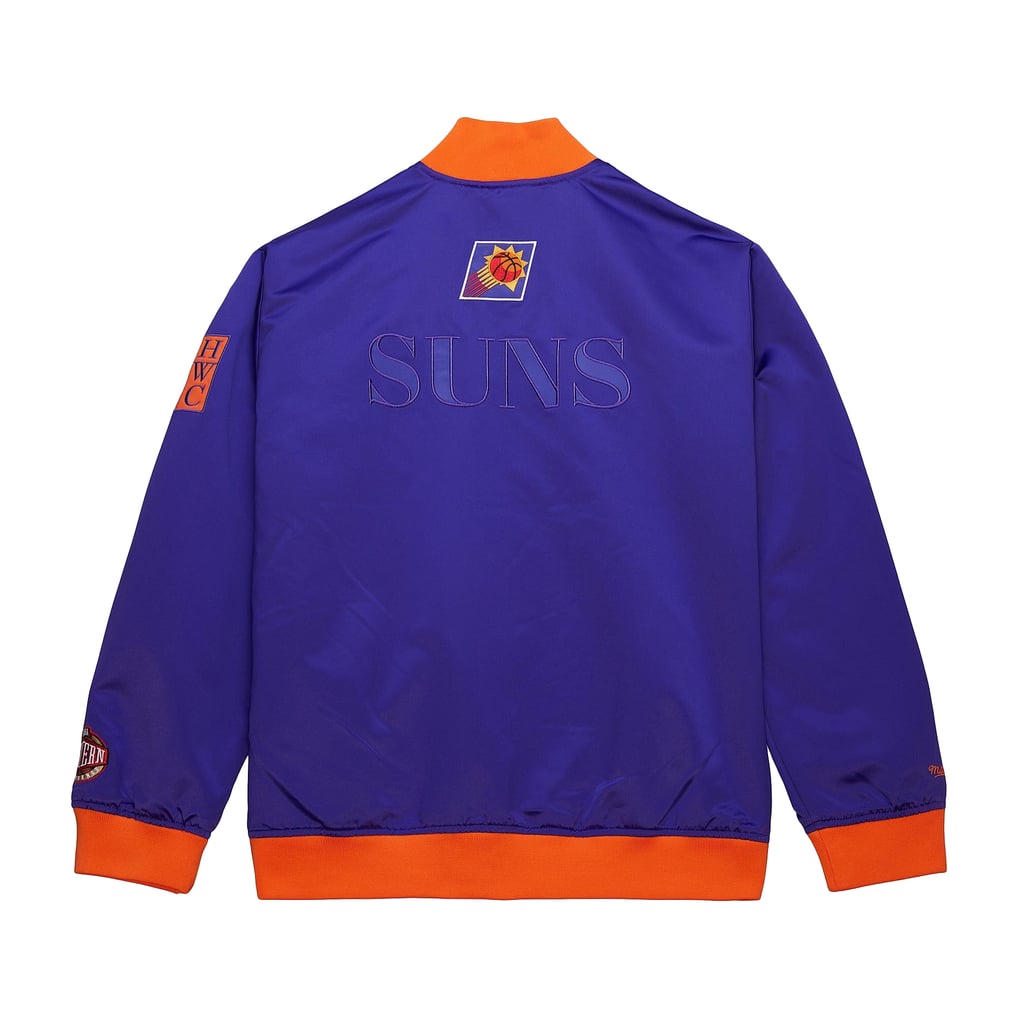 Phoenix Suns Mitchell & Ness Hardwood Classics Team OG 3.0 Lightweight Satin Full-Snap Jacket - Purple