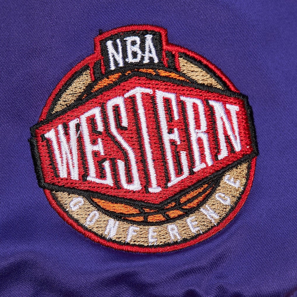 Phoenix Suns Mitchell & Ness Hardwood Classics Team OG 3.0 Lightweight Satin Full-Snap Jacket - Purple