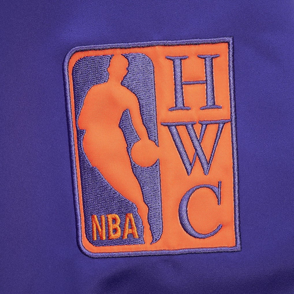 Phoenix Suns Mitchell & Ness Hardwood Classics Team OG 3.0 Lightweight Satin Full-Snap Jacket - Purple