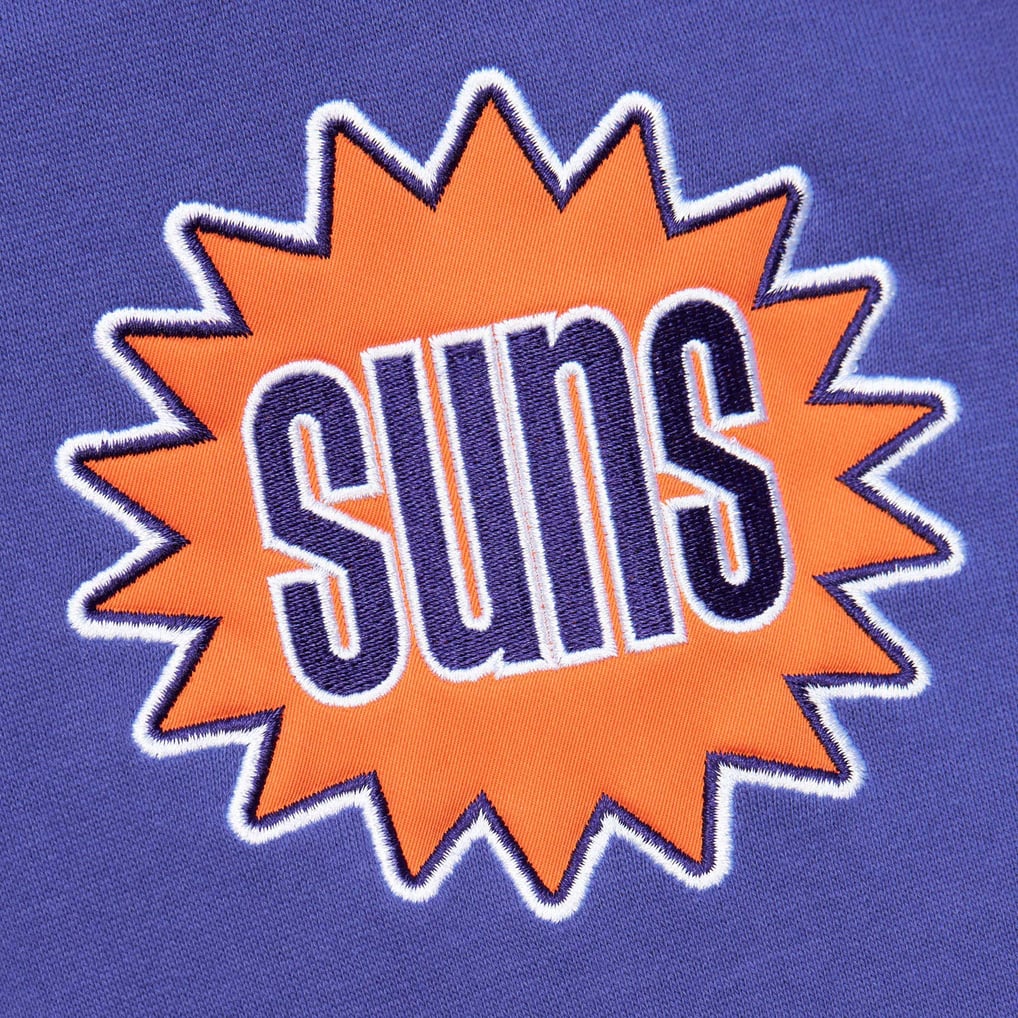 Phoenix Suns Mitchell & Ness  Team OG 2.0 Vintage Logo Fleece Pullover Hoodie - Purple