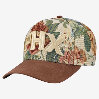 Phoenix Suns Mitchell & Ness Tapestry Wordmark Pro Snapback Hat - Tan