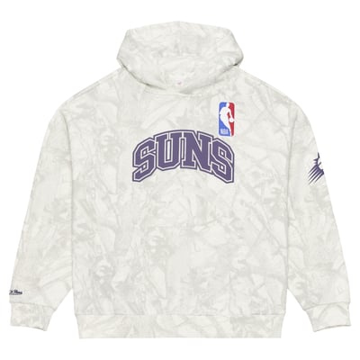  Phoenix Suns Mitchell & Ness Ghosted Fleece Hoodie - White
