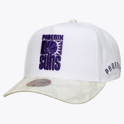 Phoenix Suns Mitchell & Ness Ghosted Pro Adjustable Hat - White
