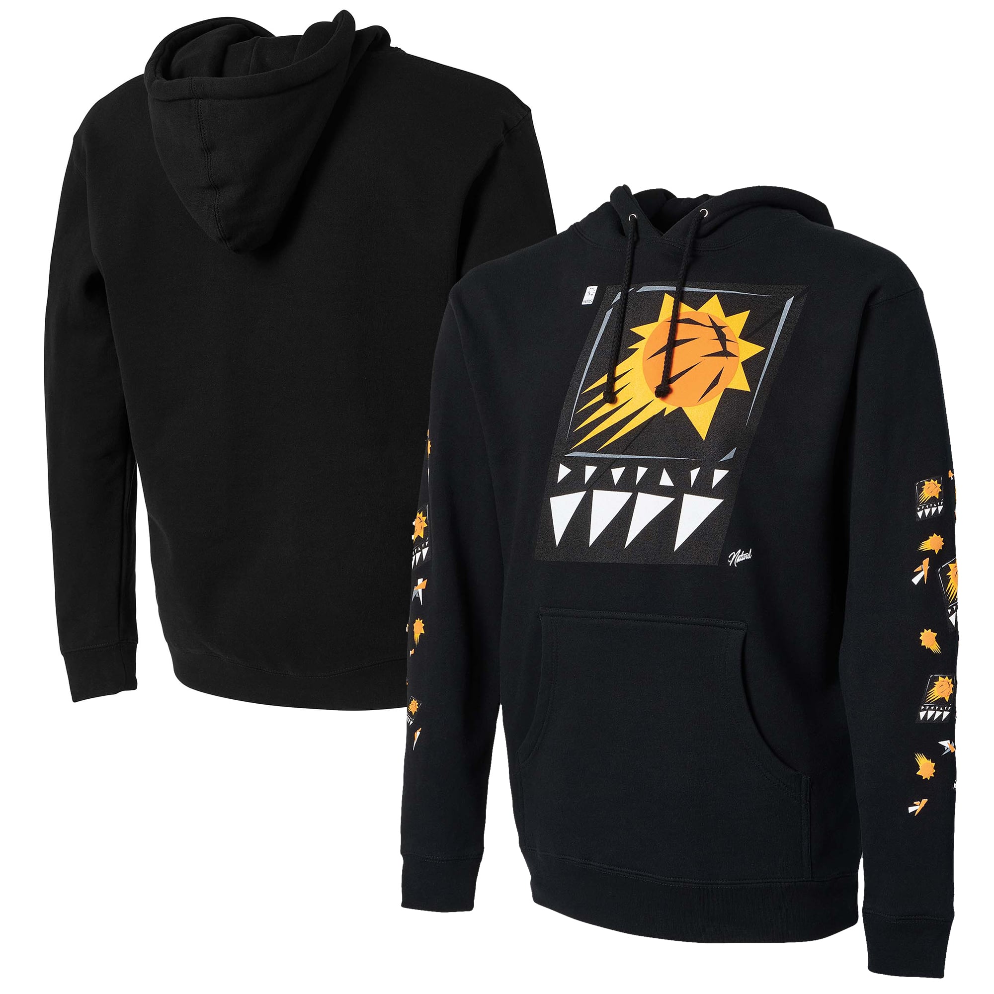 Phoenix Suns NBA x Naturel No Caller ID Pullover Hoodie - Black