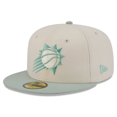 Phoenix Suns New Era Color Pack 2-Tone 59FIFTY Fitted Hat - Cream/Light Green