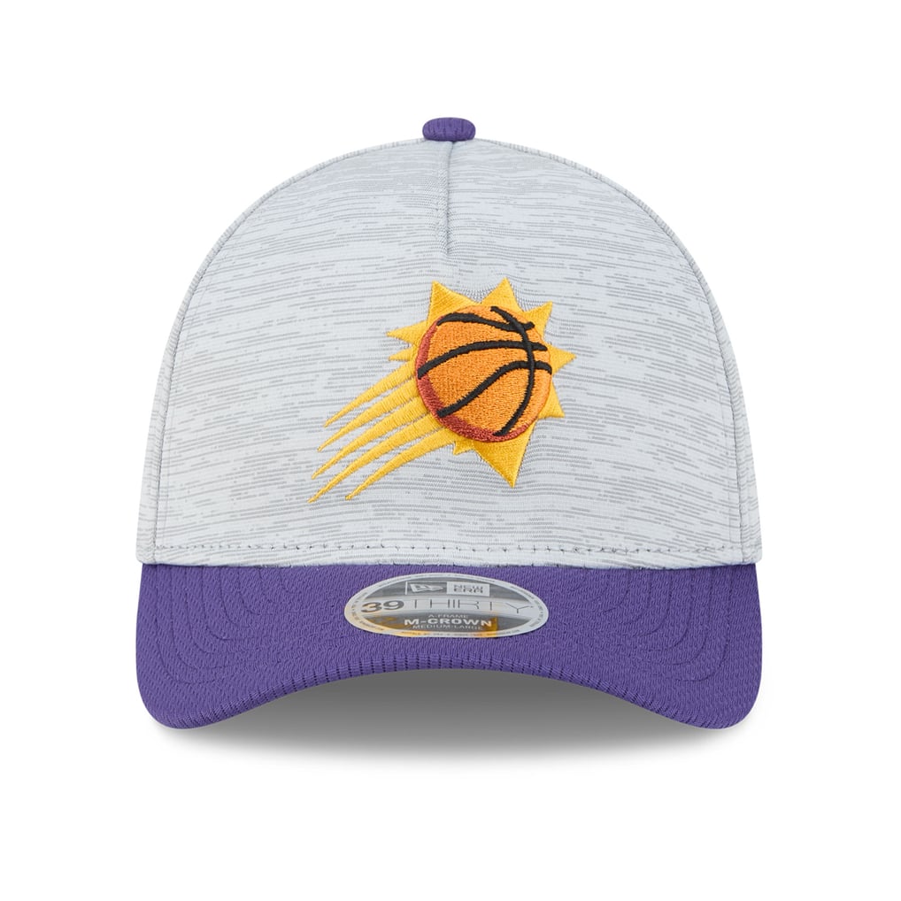  Phoenix Suns New Era 39THIRTY M-Crown Tech Stretch Hat - Gray