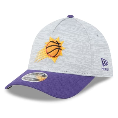  Phoenix Suns New Era 39THIRTY M-Crown Tech Stretch Hat - Gray