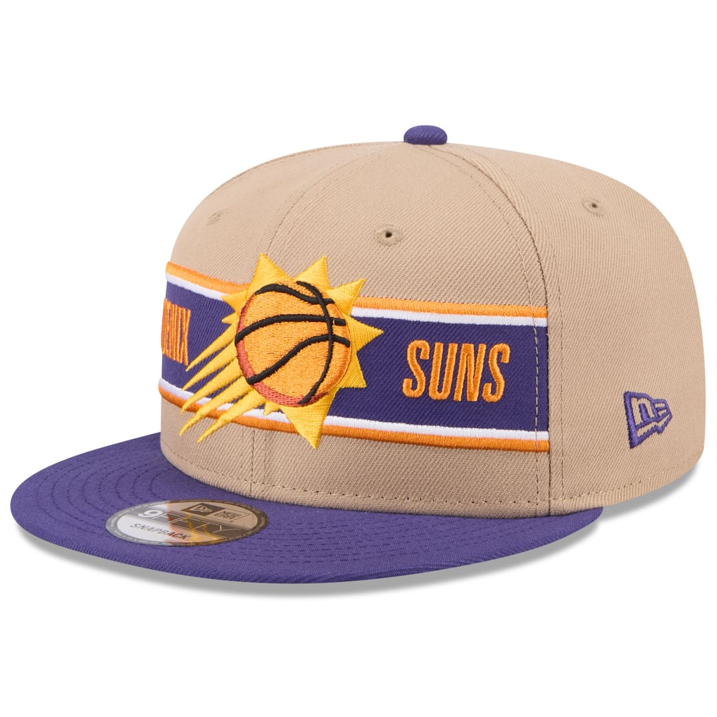Phoenix Suns New Era 2024 NBA Draft 9FIFTY Snapback Hat - Tan/Purple