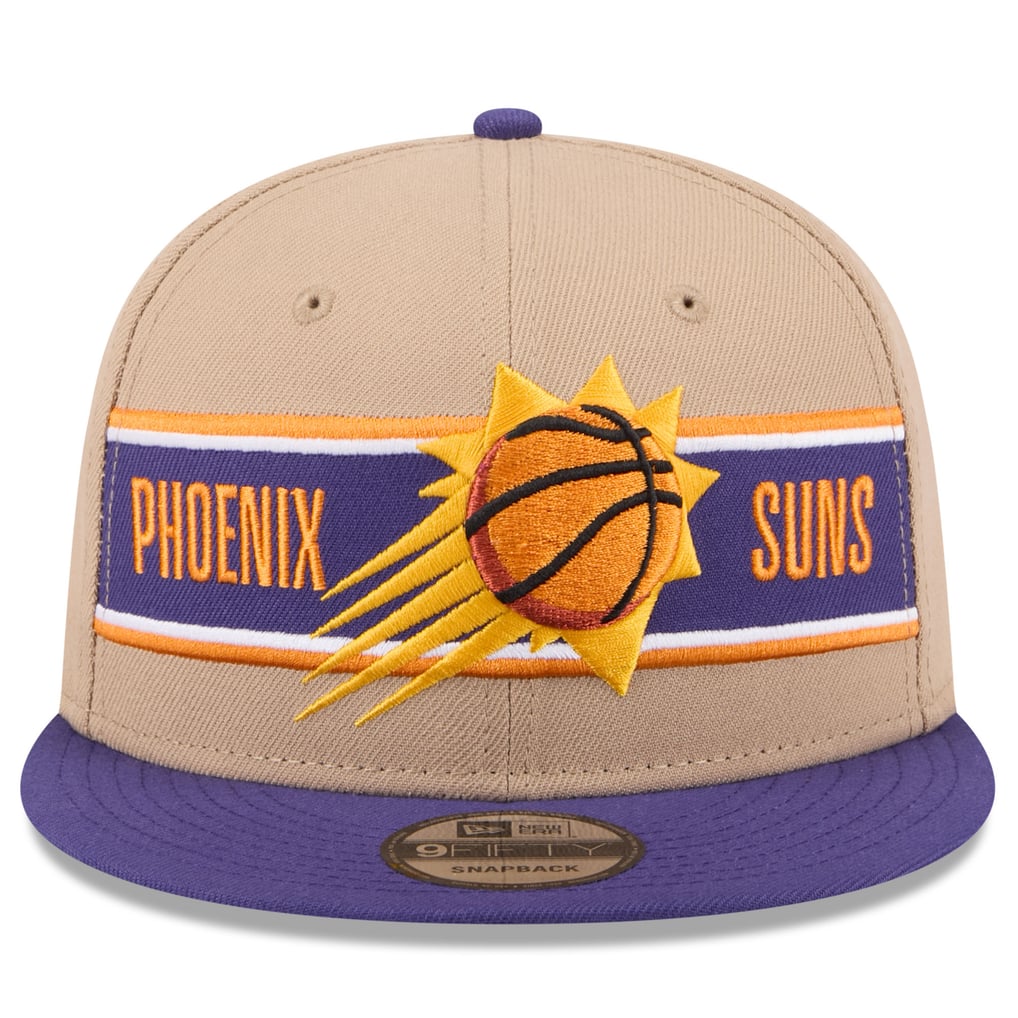 Phoenix Suns New Era 2024 NBA Draft 9FIFTY Snapback Hat - Tan/Purple