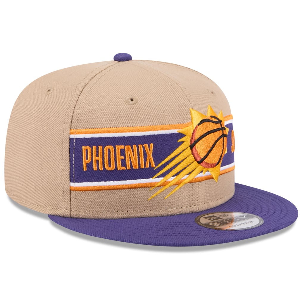 Phoenix Suns New Era 2024 NBA Draft 9FIFTY Snapback Hat - Tan/Purple