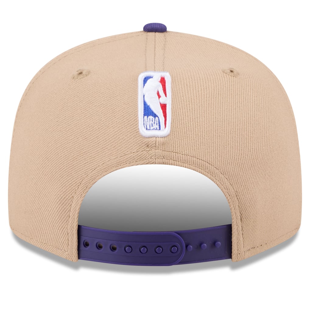Phoenix Suns New Era 2024 NBA Draft 9FIFTY Snapback Hat - Tan/Purple