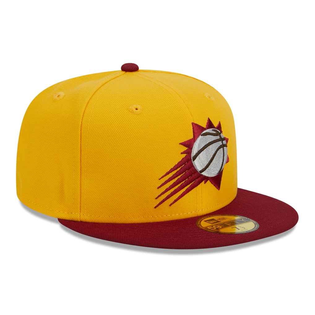 Phoenix Suns New Era Fall Leaves 2-Tone 59FIFTY Fitted Hat - Yellow/Red