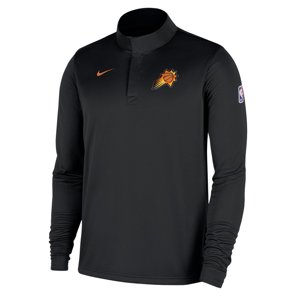 Phoenix Suns Nike Authentic Coaches Quarter-Zip Dri-FIT Top - Black