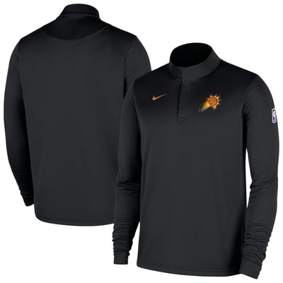 Phoenix Suns Nike Authentic Coaches Quarter-Zip Dri-FIT Top - Black