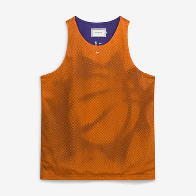 Phoenix Suns Nike 2026 Standard Issue Practice Icon Mesh Reversible Jersey - Orange/Purple