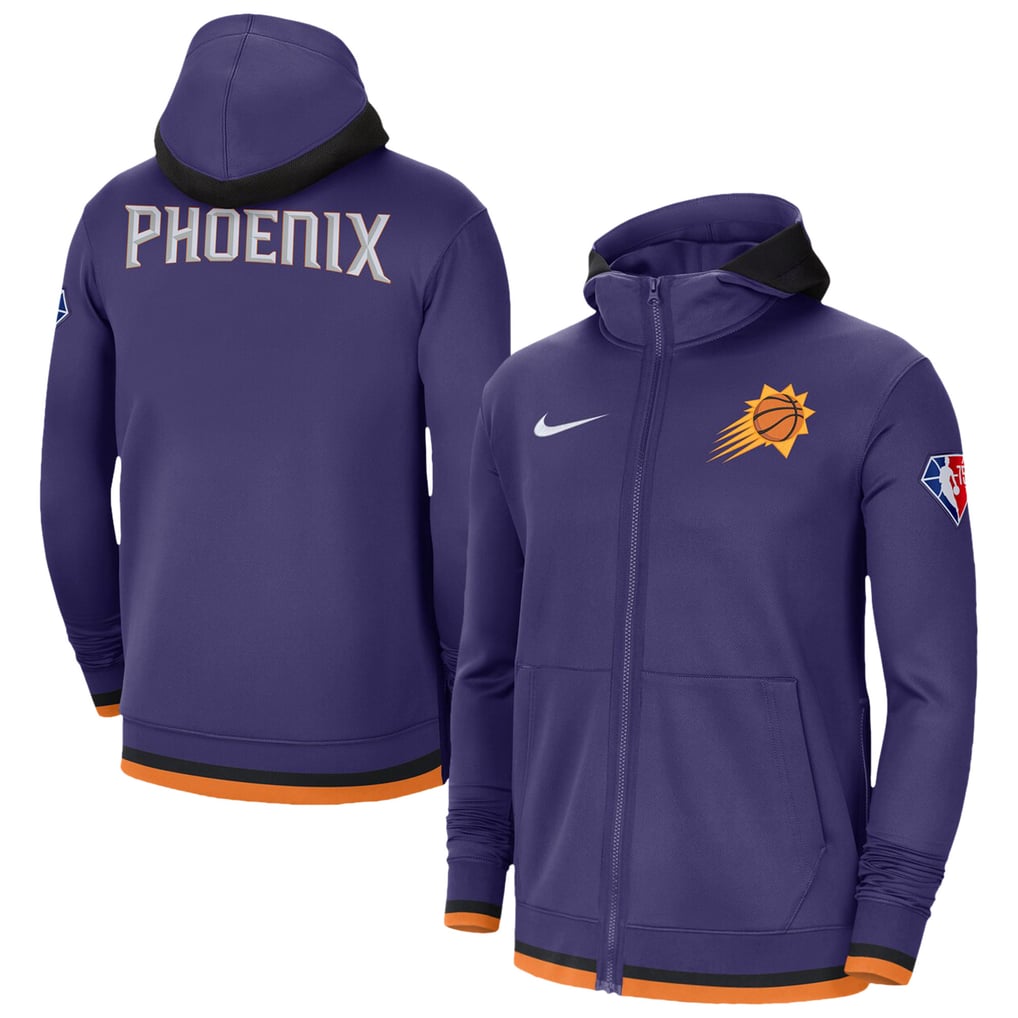 Phoenix Suns Nike 75th Anniversary Performance Showtime Full-Zip Hoodie Jacket - Purple