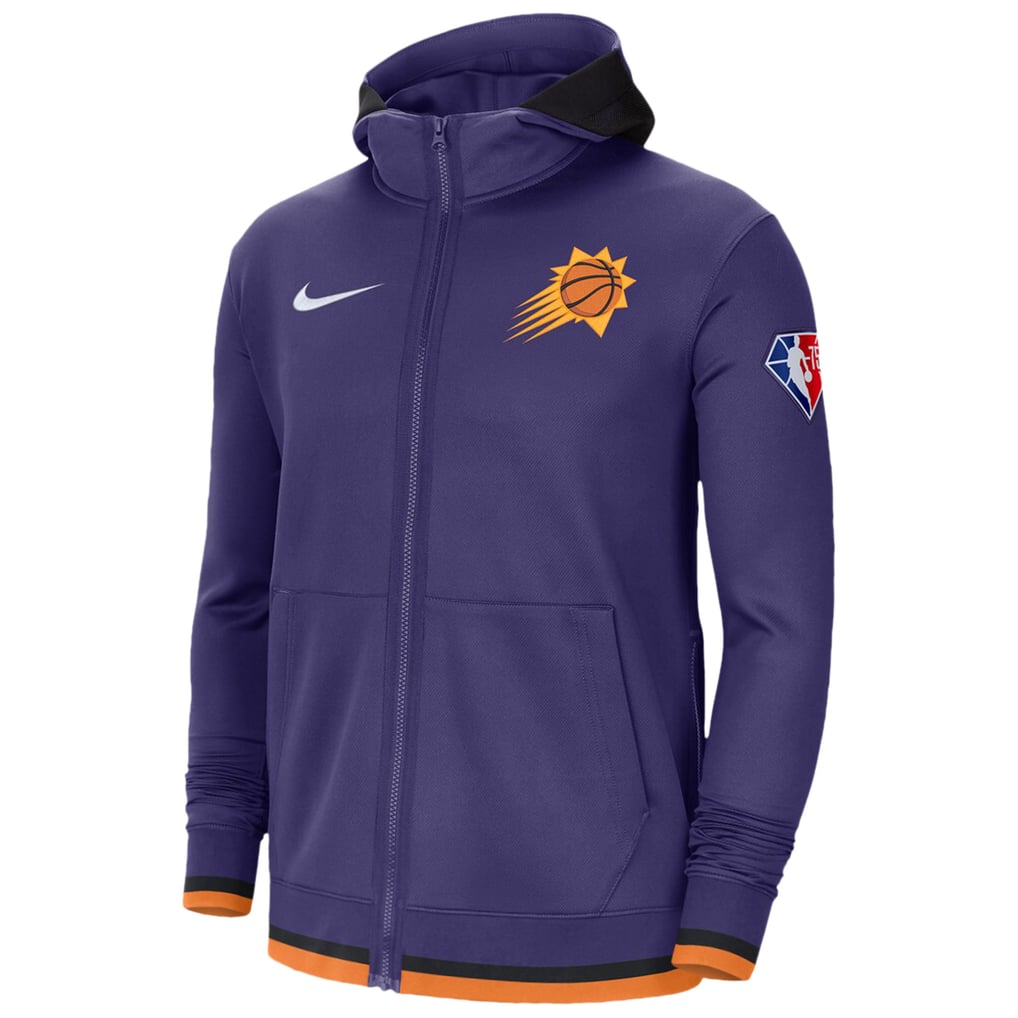 Phoenix Suns Nike 75th Anniversary Performance Showtime Full-Zip Hoodie Jacket - Purple