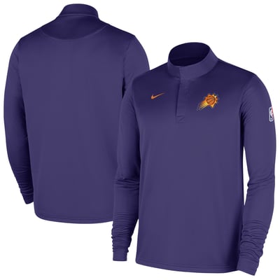 Phoenix Suns Nike Authentic Coaches Quarter-Zip Dri-FIT Top - Purple