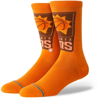  Phoenix Suns Stance Posterize Crew Socks - Orange