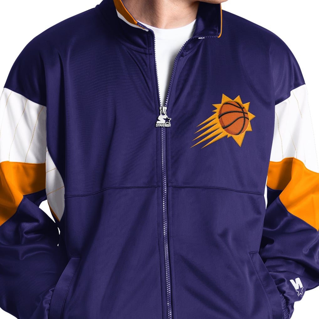 Phoenix Suns Starter Legacy Full-Zip Track Jacket - Purple