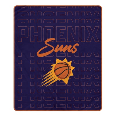 Phoenix Suns Pegasus Echo Script Fade 50" x 60" Ultra Soft Throw Blanket