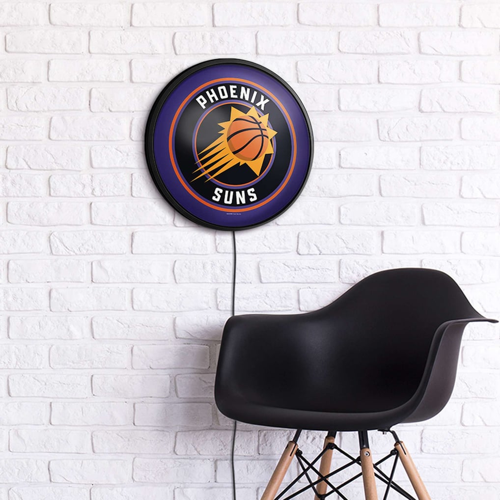 Phoenix Suns 18'' Round Slimline Illuminated Wall Sign