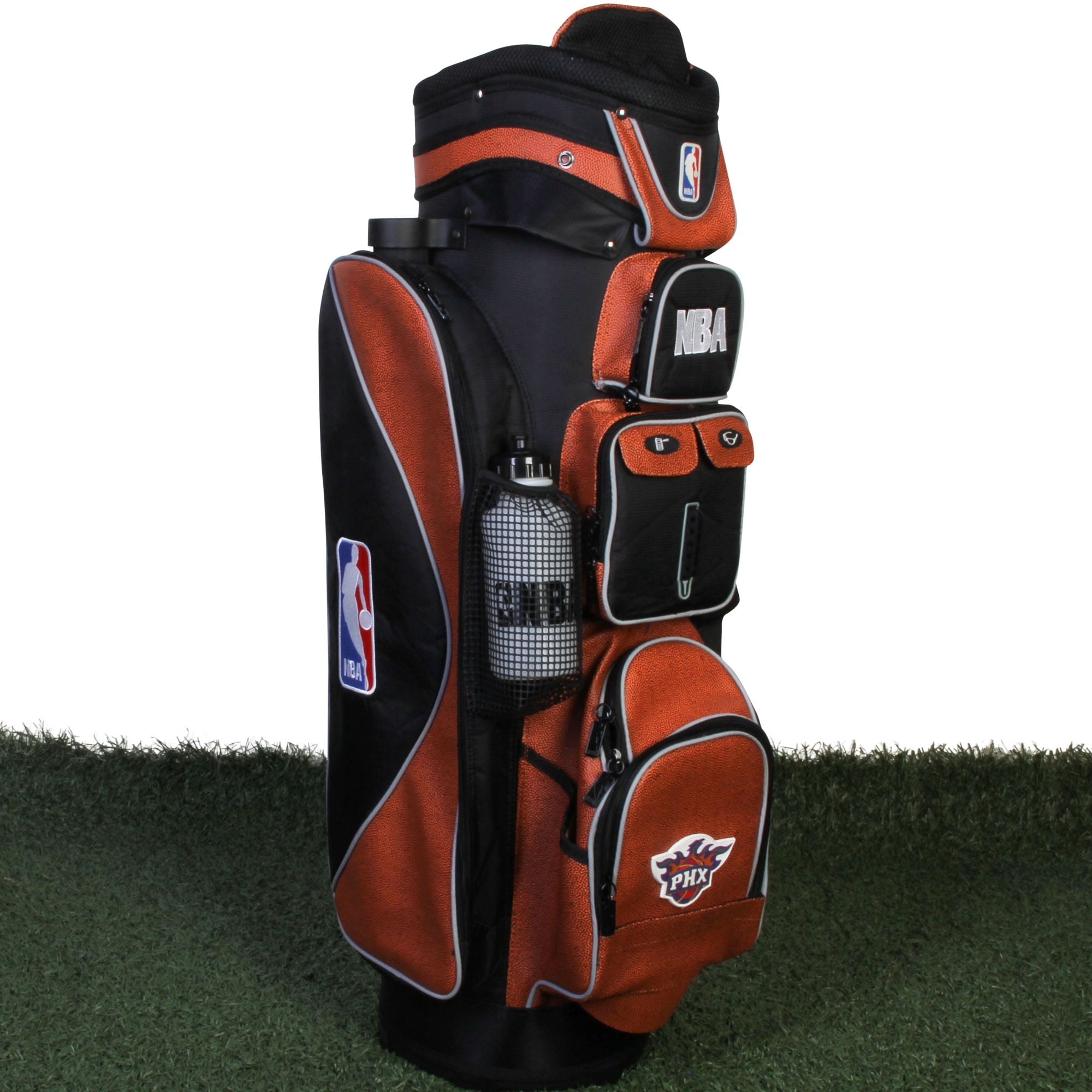 Phoenix Suns Pebble Grain Cart Golf Bag - Orange