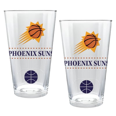 Phoenix Suns Two-Piece 16oz. Stadium Pint Glass Set