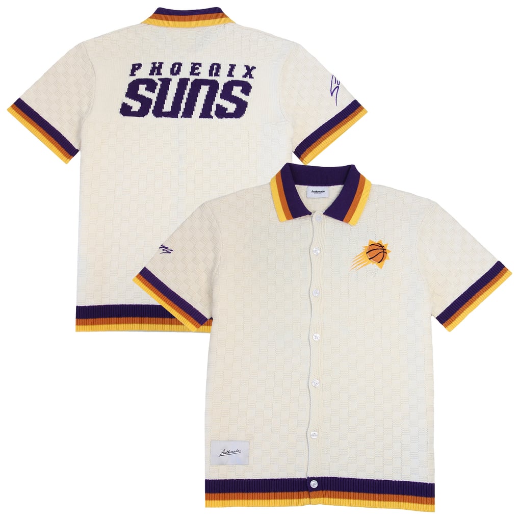  Phoenix Suns Authmade Unisex Solar Flare Knit Shirt - Cream