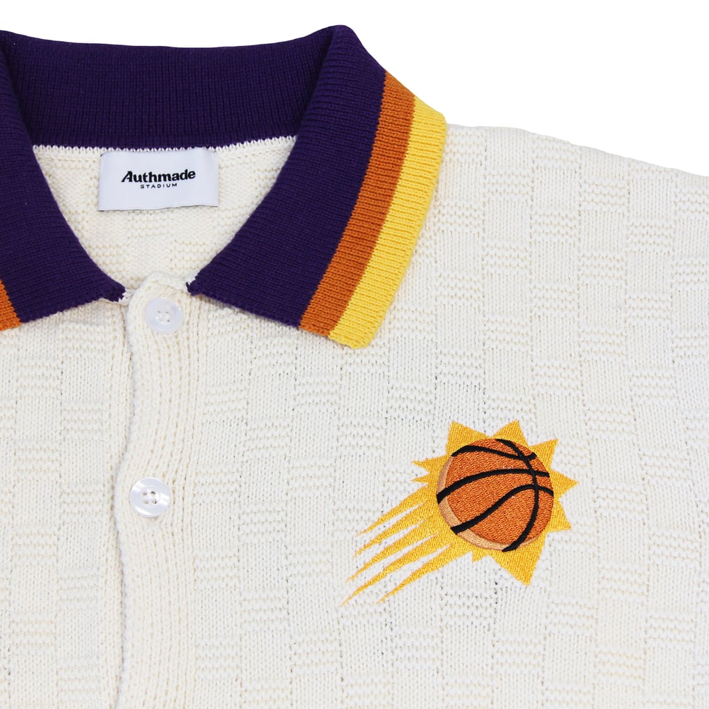  Phoenix Suns Authmade Unisex Solar Flare Knit Shirt - Cream