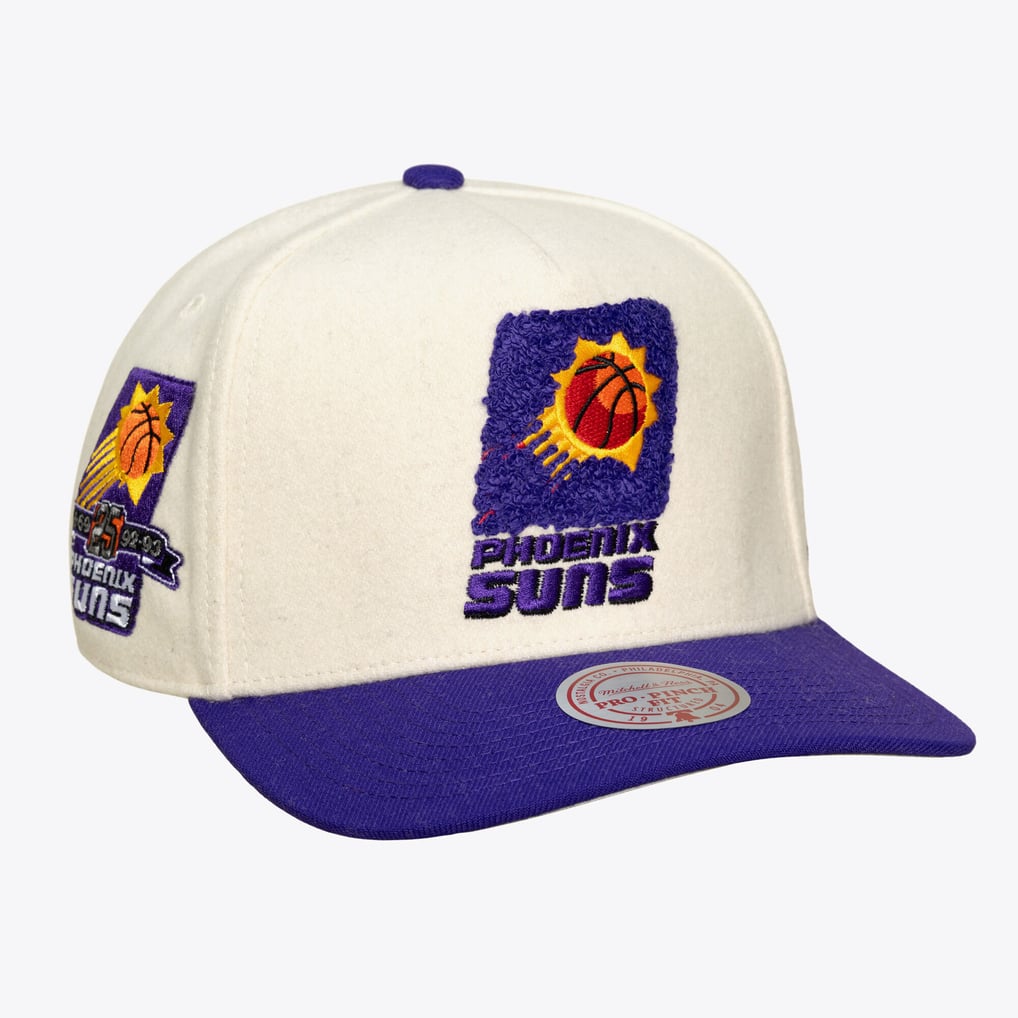 Phoenix Suns Mitchell & Ness Unisex Cream Team Pro Adjustable Hat - Cream
