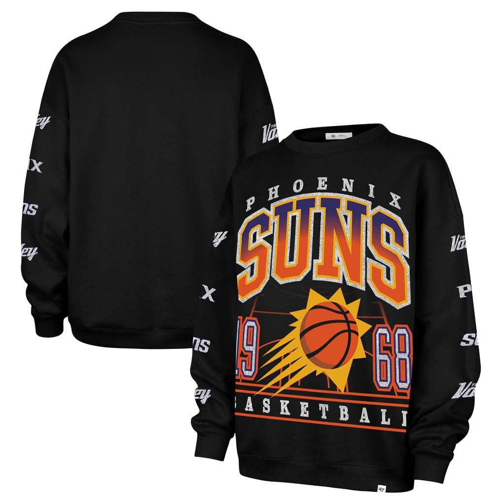  Phoenix Suns '47 Women's 2025/26 City Edition Go Big Oversized Sweatshirt - Black