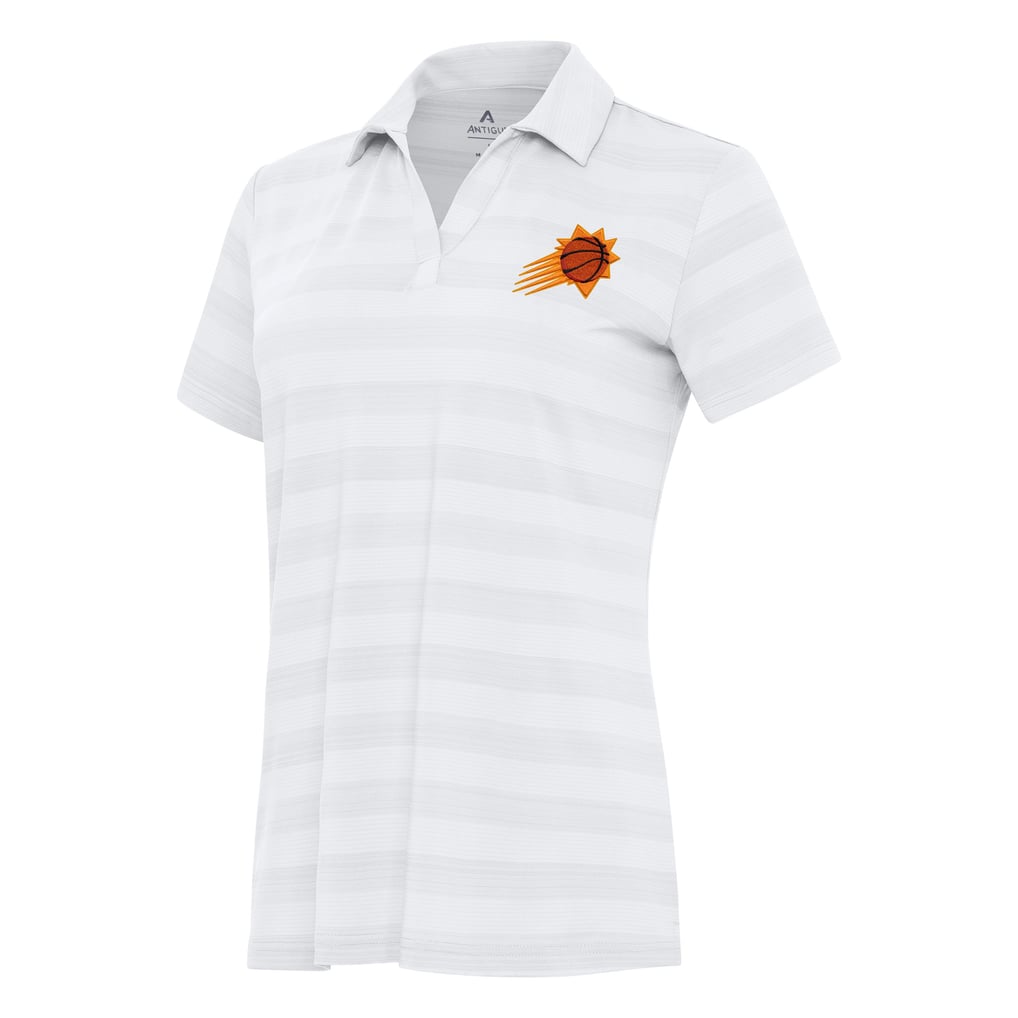 Phoenix Suns Antigua Women's Tunnel Polo - White