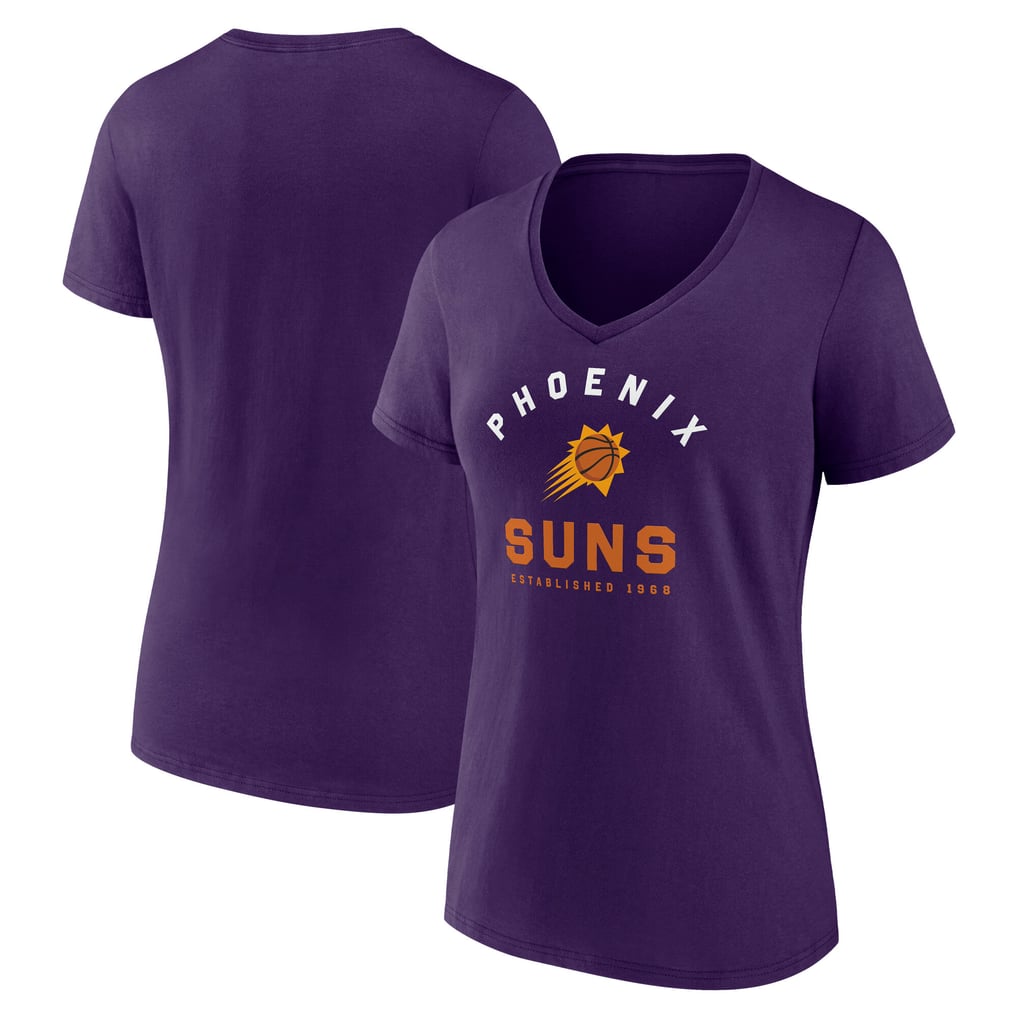 Phoenix Suns Logo Athletic Women's Unrivaled V-Neck T-Shirt - Purple
