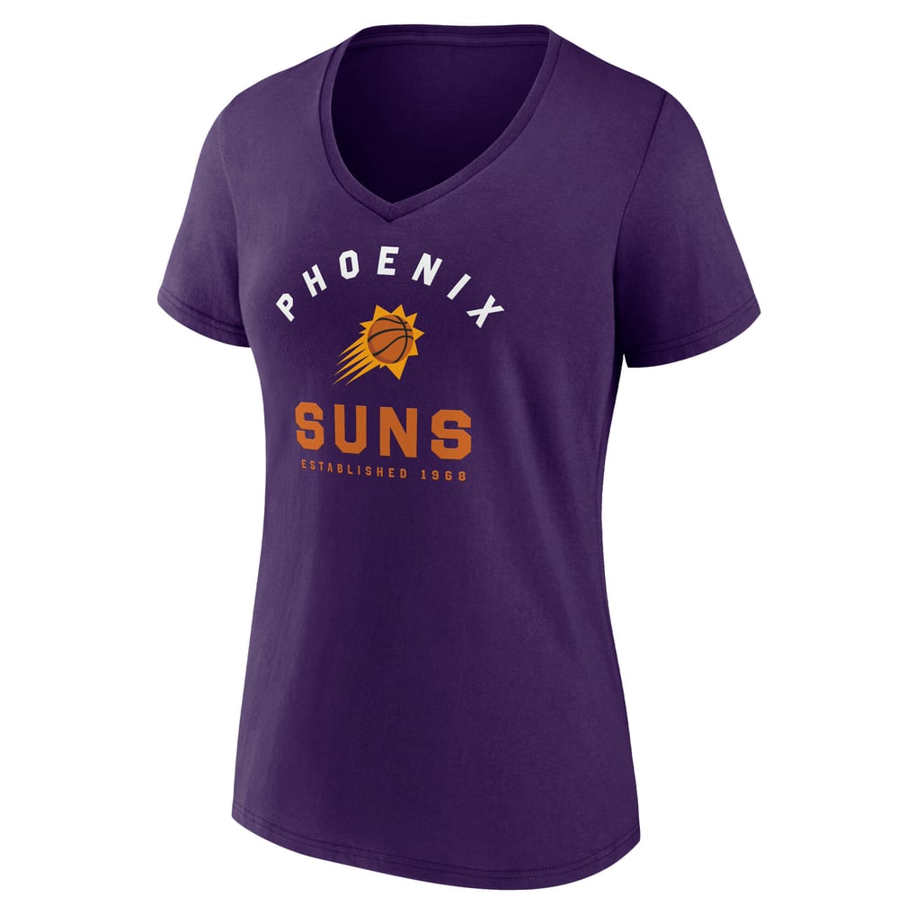 Phoenix Suns Logo Athletic Women's Unrivaled V-Neck T-Shirt - Purple