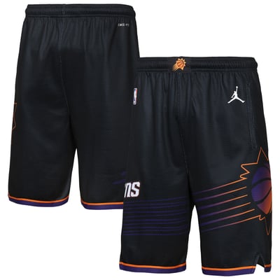  Phoenix Suns Jordan Brand Youth Authentic Statement Edition Swingman Shorts - Black