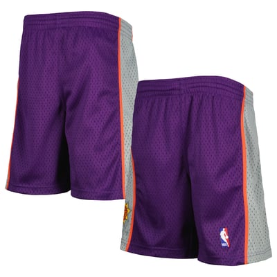 Phoenix Suns Mitchell & Ness Youth 1991-92 Hardwood Classics Swingman Shorts - Purple