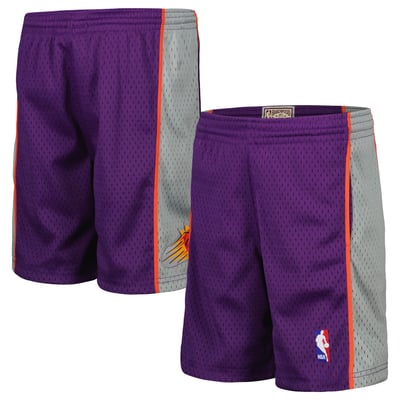 Phoenix Suns Mitchell & Ness Youth Hardwood Classics Swingman Shorts - Purple