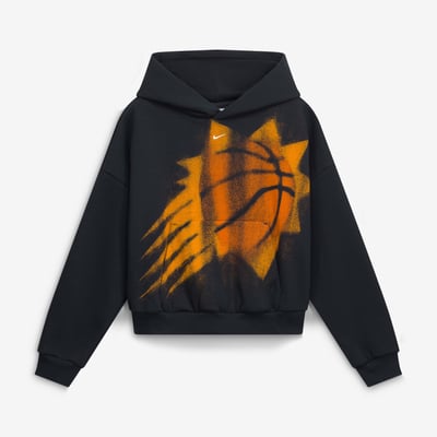  Phoenix Suns Nike Youth 2026/27 Standard Issue Practice Icon Fleece Pullover Hoodie - Black
