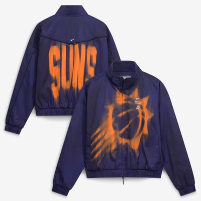  Phoenix Suns Nike Youth 2026/27 Standard Issue On-Court Authentic Game Full-Zip Jacket - Purple
